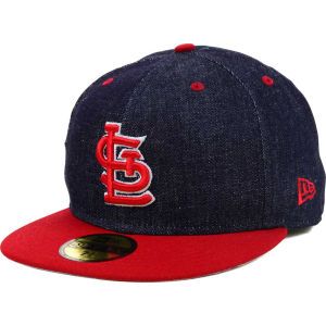 St. Louis Cardinals New Era MLB Team Color Denim 59FIFTY Cap