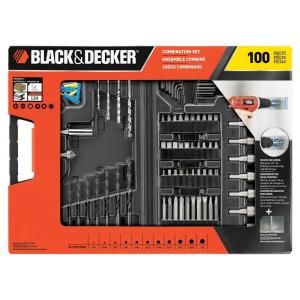 BLACK & DECKER Drill Bit and Driver Accessory Kit (100 Piece) BDA80100