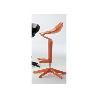 Kartell Spoon 28 Adjustable Bar Stool 4828 Finish Orange