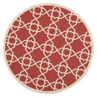 Portofino 8x112 Rectangluar Patio Rug   Red/Beige