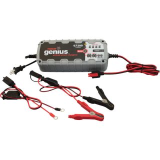 NOCO Genius Wicked Smart Multipurpose Battery Charger   7.2 Amp, 12/24 Volt,