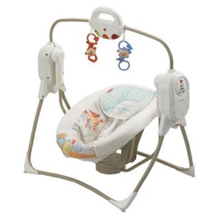 Fisher Price Twinkling Lights Space Saver Cradle n Swing   Playful