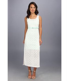 Christin Michaels Lace Maxi Dress Womens Dress (White)