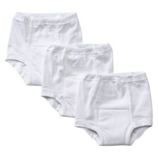 Gerber Infant 3 Pack Training Pants   White 3T