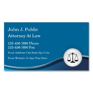 Unique Attorney Business Cards