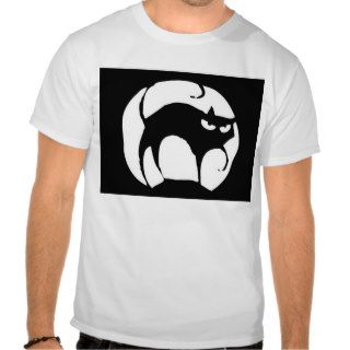 black cat tshirt