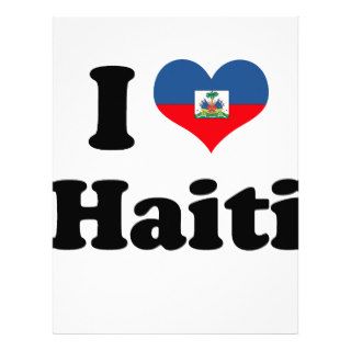 I LOVE HAITI 2 PERSONALIZED LETTERHEAD