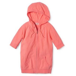 Mossimo Supply Co. Juniors Zip Hoodie Sweater   Moxie Peach L(11 13)