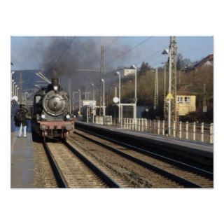 Steam Engine Train Poster