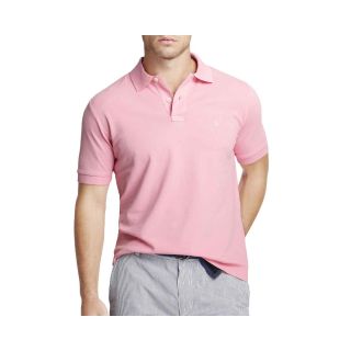 Izod Short Sleeve Heritage Piqué Polo Shirt, Pink, Mens