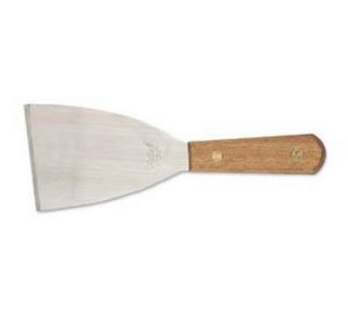 Browne Foodservice Grill Scraper w/ Wood Handle, 8 1/8 in Over All Length