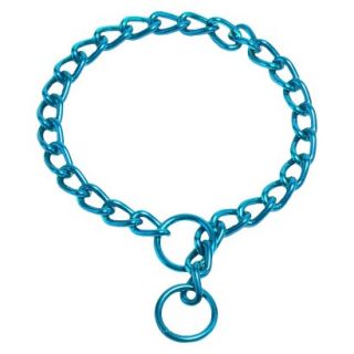 Platinum Pets Coated Chain Training Collar   Teal (20 x 3mm)