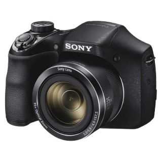 Sony DSCH300/B 20MP Digital Camera with 35X Optical Zoom   Black