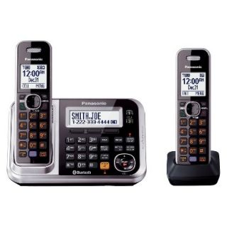 Panasonic Link2Cell Cordless Phone System (KX TG7872S) with Answering Machine,