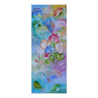 Abstract  painting "Spring". Poster