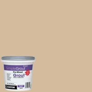 Custom Building Products SimpleGrout #122 Linen 1 qt. Pre Mixed Grout PMG122QT