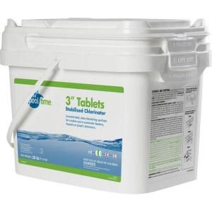 Pool Time 25 lb. 3 in. Stabilized Chlorinator Tablets 21725PTM