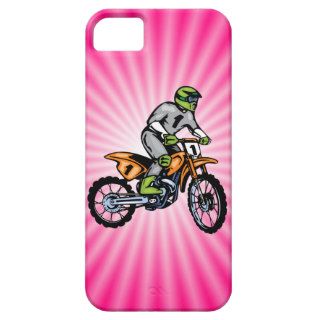 Pink Dirt Bike. iPhone 5 Case