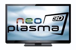 Panasonic Viera TX P46GT30E 116 cm (46 Zoll) 3D NeoPlasma Fernseher, EEK C (Full HD, 600Hz sfd, DVB T/ C/ S, CI+) klavierlack schwarz Heimkino, TV & Video