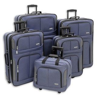 Advantage Twilight Streamline 5 piece Luggage Set Advantage Five piece Sets