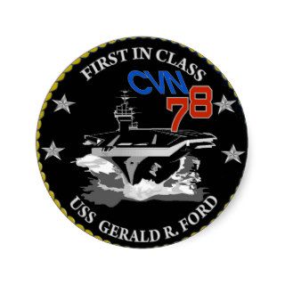 USS Gerald R. Ford CVN 78 Stickers