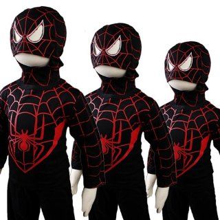 D302 Neu Jungen Spiderman Kostüm Halloween Karneval Partei Kinderkostüm (13(Gr.116 122)) Drogerie & Körperpflege