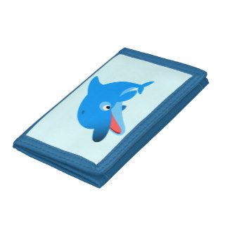 Cute Jumping Cartoon Dolphin Wallet