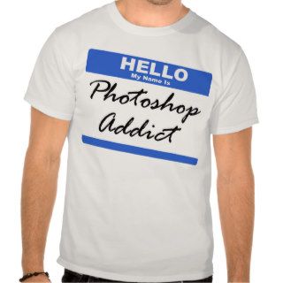 "Photoshop Addict" Design T Shirt