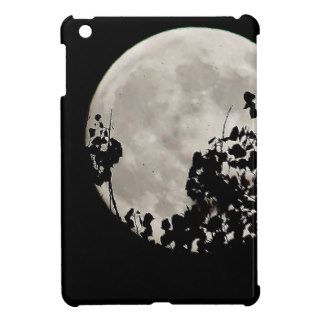 Moon behind dark leaves iPad mini covers
