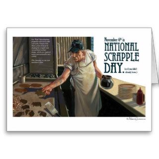 National Scrapple Day Card