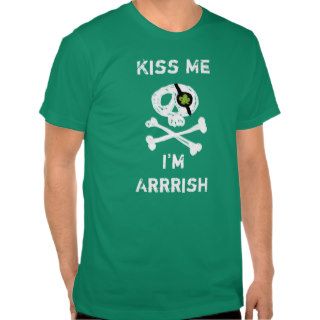 Funny St. Patrick's Day Pirate Personalizable T Shirts