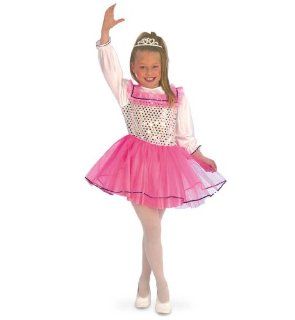 Fasching Karneval Kinder  Kostüm Prima Ballerina, Kleid pink mit Pailletten Größe 116 Spielzeug