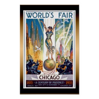 Chicago World's Fair Print