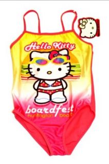 Hello Kitty Badeanzug "Hello Kitty Surf"   pink 140 Bekleidung