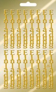 Artoz Collato Peel Off Text Sticker Spiegel gold, "Einladung" (Text senkrecht),95 mm x 145 mm Küche & Haushalt