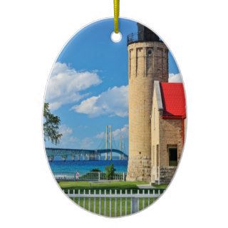 Mackinac Lighthouse Christmas Ornament
