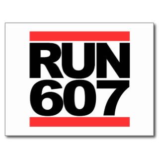 Run 607 New York State Post Card
