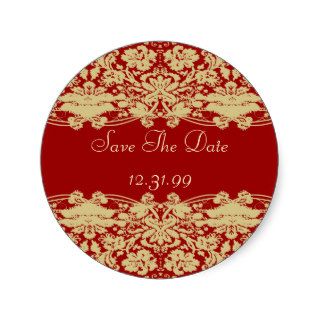 Save The Date Sticker Personalizable Text
