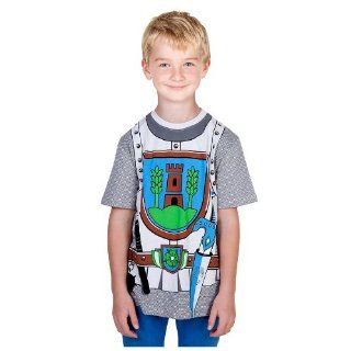 Kid's Shirt Ritter T Shirt Turm grau, Größe 92 Spielzeug