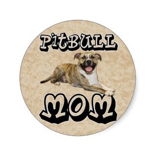 Pit Bull MOM   Tigger Sticker
