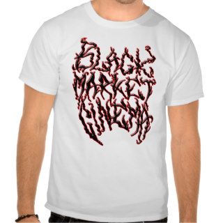 Black Market Death Metal logo Tee Shirts