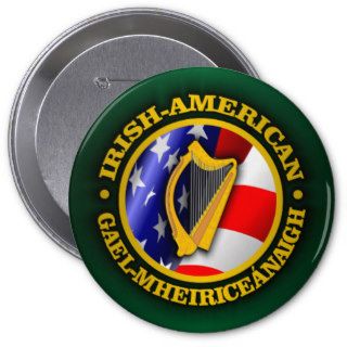 Irish American Pride Buttons