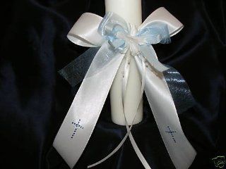 Kerzenschleife für Taufkerze Kommunionkerze Junge Mädchen 3 6 cm Durchmesser T 156 Baby