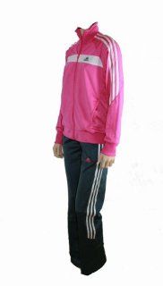 Adidas Kinder Trainingsanzug für Mädchen Pink / Rosa Größe 164 Sport & Freizeit