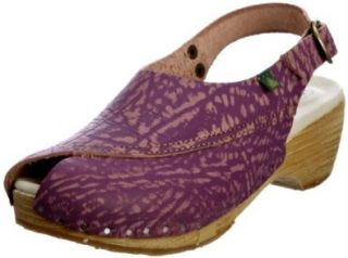 El Naturalista Yggdrasil Wood N165, Damen Clogs & Pantoletten, Violett (Viola), EU 38 Schuhe & Handtaschen