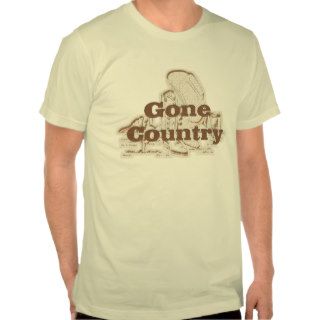 Gone CountryMens' Basic American Apparel T Shir Shirt