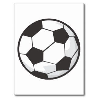 Soccer Ball Cartoon Postcards