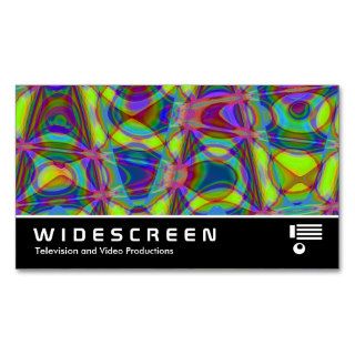 Widescreen 332   Fractal Business Card Templates