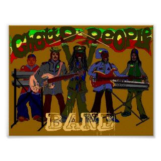 GHETTO PEOPLE BAND Poster