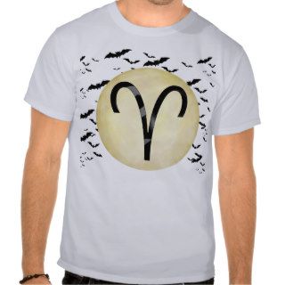 Bat Moon Aries T shirts